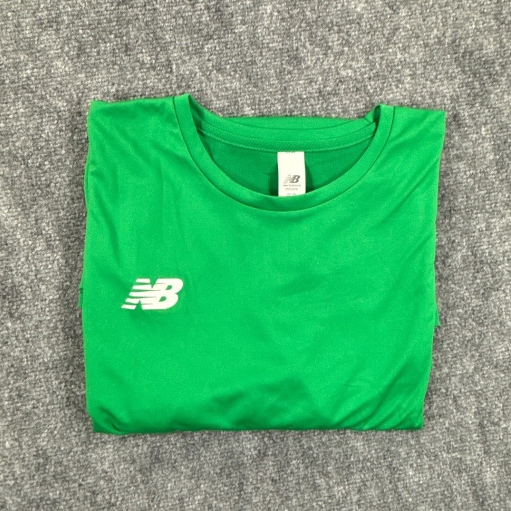 New Balance Mens 2XL Green NB Dry Performance Short Sleeve T-Shirt NWT